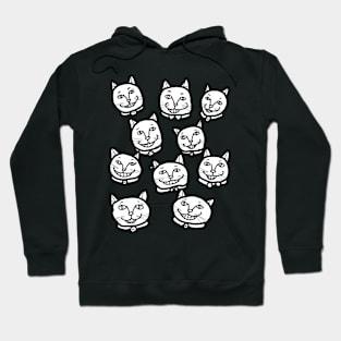 Happy Cheery Smiling Cats Hoodie